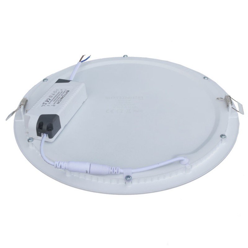 LED įmontuojamas modulis, apvalus, 24W, šalta balta šviesa