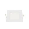 LED įmontuojamas modulis, kvadratinis, 6W, neutrali balta šviesa