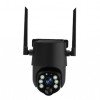 4MP Wi-Fi saulės IP kamera, juoda 4MP Wi-Fi saulės IP kamera, juoda