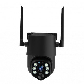 4MP Wi-Fi saulės IP kamera, juoda