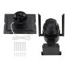4MP Wi-Fi saulės IP kamera, juoda 4MP Wi-Fi saulės IP kamera, juoda