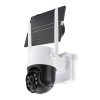 4MP Wi-Fi saulės IP kamera, balta 4MP Wi-Fi saulės IP kamera, balta