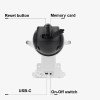 4MP Wi-Fi saulės IP kamera, balta 4MP Wi-Fi saulės IP kamera, balta