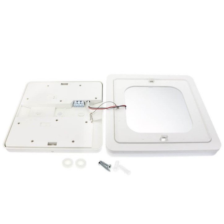 LED lubų šviestuvas, 18W, kvadratinis, CCT šviesa LED lubų šviestuvas, 18W, kvadratinis, CCT šviesa