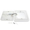 LED lubų šviestuvas, 18W, kvadratinis, mikrobangų jutiklis, CCT šviesa LED lubų šviestuvas, 18W, kvadratinis, mikrobangų jutiklis, CCT šviesa