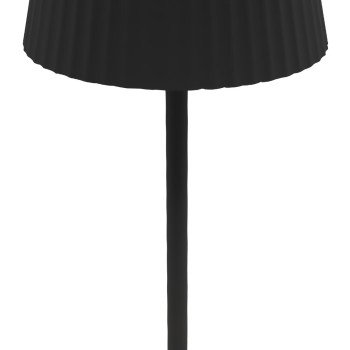LED saulės stalinė lempa, 2.5W, įkraunama, chrominė