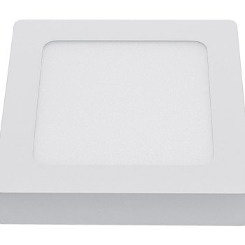 LED paviršinė panelė, kvadratinė, 5 metai garantija, garantija, 12W, šalta balta šviesa