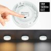 LED paviršinė panelė, apvali, 6W, CCT šviesa LED paviršinė panelė, apvali, 6W, CCT šviesa