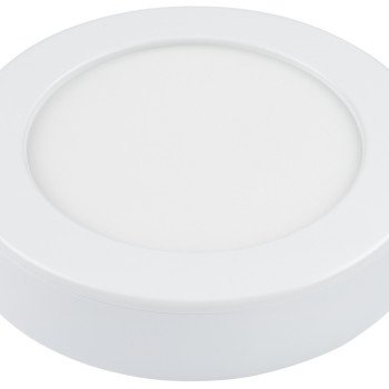 LED paviršinė panelė, apvali, 12W, CCT šviesa