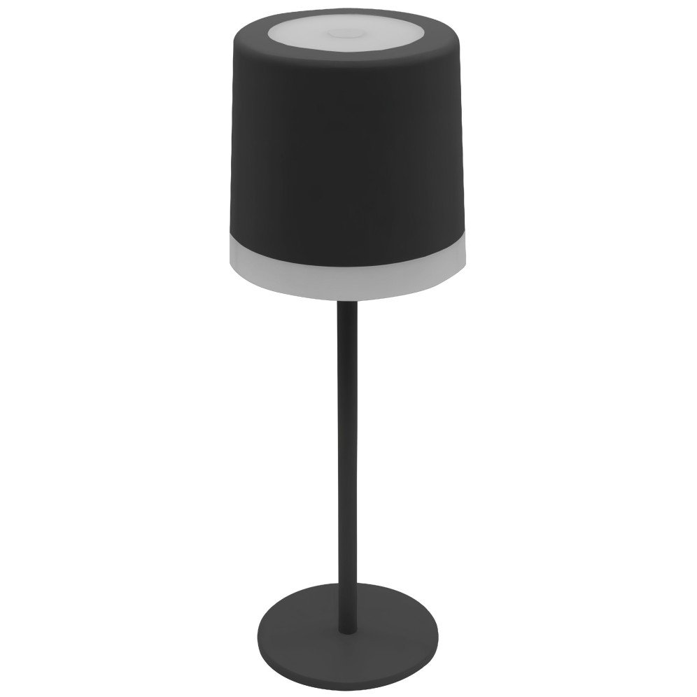 LED stalinė lempa, 2.5W, įkraunama, chrominė LED stalinė lempa, 2.5W, įkraunama, chrominė