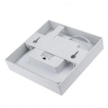 LED paviršinė panelė, kvadratinė, 12W, CCT šviesa