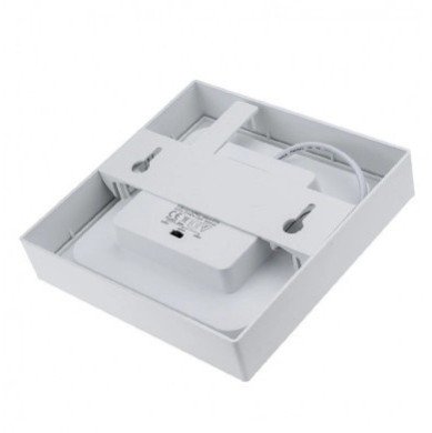 LED paviršinė panelė, kvadratinė, 12W, CCT šviesa