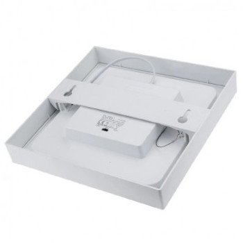 LED paviršinė panelė, kvadratinė, 18W, CCT šviesa