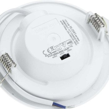 LED šviestuvas, 6W, plonas, temdomas, CCT 3000K-6000K LED šviestuvas, 6W, plonas, temdomas, CCT 3000K-6000K