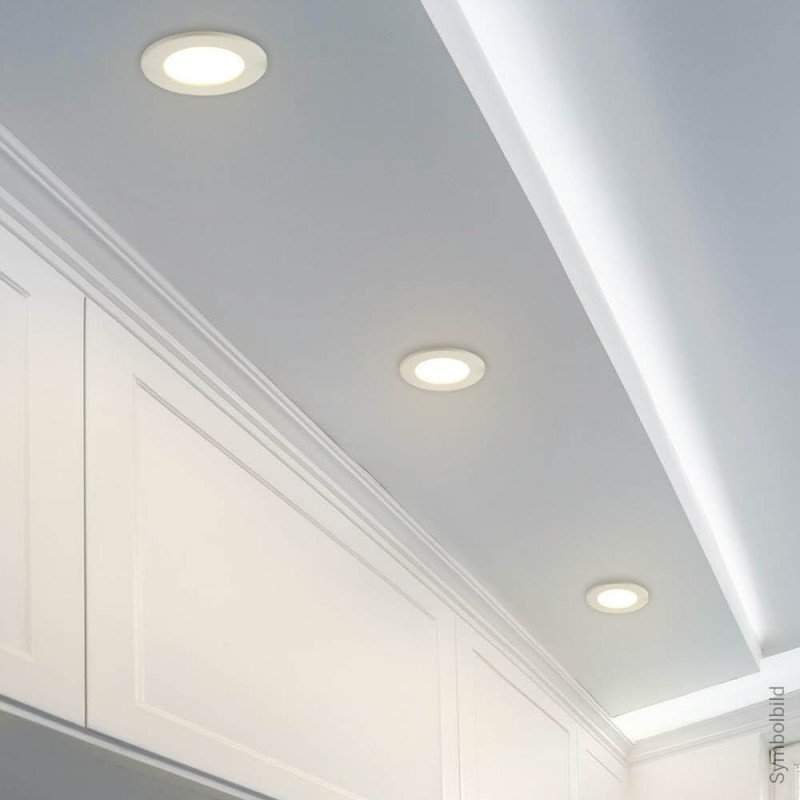 LED šviestuvas, 6W, plonas, temdomas, CCT 3000K-6000K LED šviestuvas, 6W, plonas, temdomas, CCT 3000K-6000K
