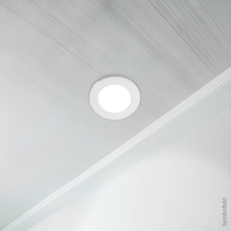 LED šviestuvas, 9W, plonas, temdomas, CCT 3000K-6000K