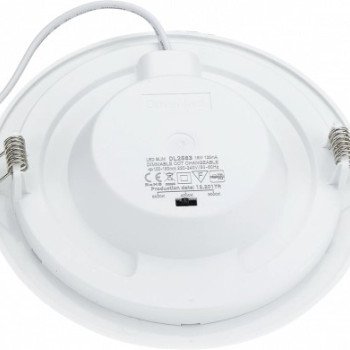 LED šviestuvas, 12W, plonas, temdomas, CCT 3000K-6000K