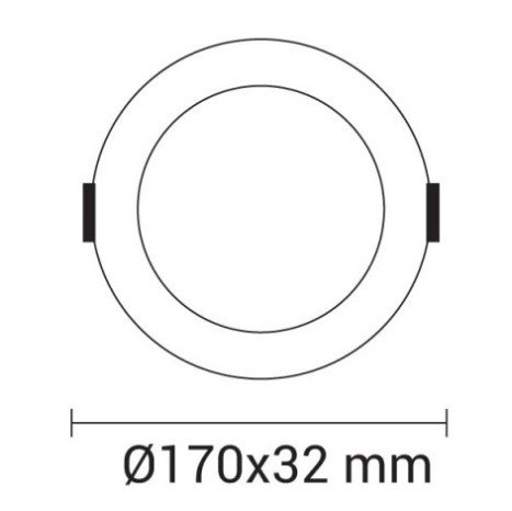 LED šviestuvas, 12W, plonas, temdomas, CCT 3000K-6000K LED šviestuvas, 12W, plonas, temdomas, CCT 3000K-6000K