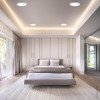 LED paviršinė panelė, apvali, plona, 18W, CCT šviesa