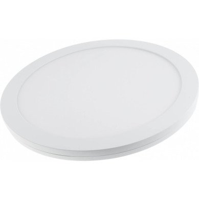 LED paviršinė panelė, apvali, plona, 30W, CCT šviesa