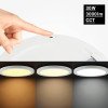 LED paviršinė panelė, apvali, plona, 30W, CCT šviesa