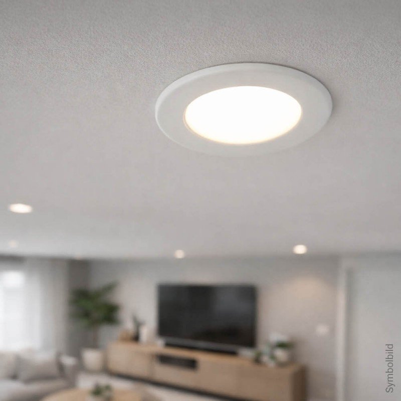 LED mini panelė, apvali, Premium Line, 6W, CCT šviesa