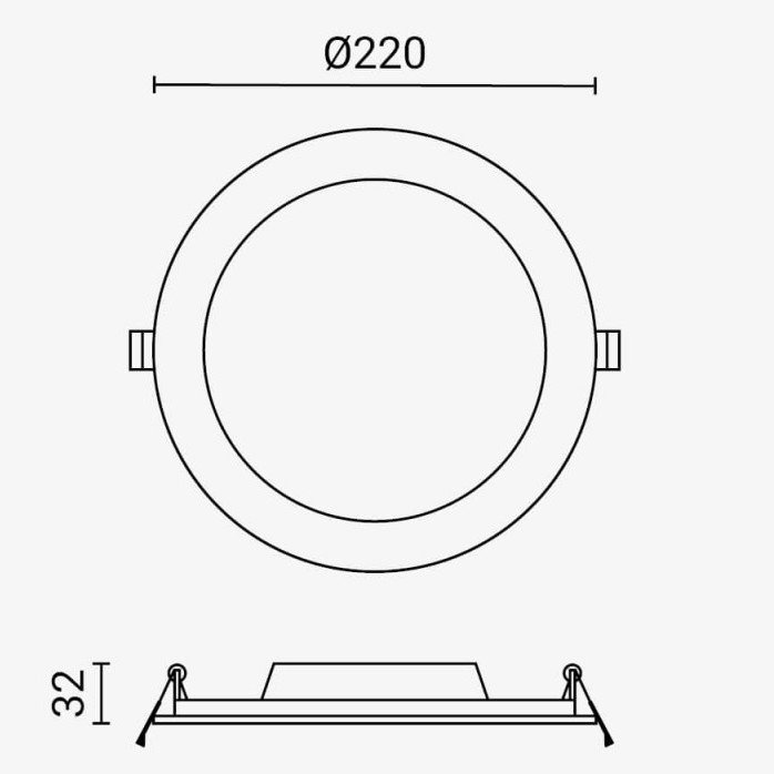 LED mini panelė, apvali, Premium Line, 18W, CCT šviesa