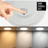 LED mini panelė, apvali, Premium Line, 24W, CCT šviesa