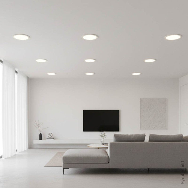 LED mini panelė, apvali, Premium Line, 24W, CCT šviesa
