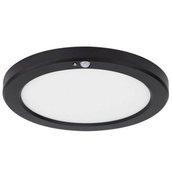 LED paviršinė mini panelė, apvali, juoda, PIR jutiklis, 10/15/18W, CCT šviesa LED paviršinė mini panelė, apvali, juoda, PIR jutiklis, 10/15/18W, CCT šviesa