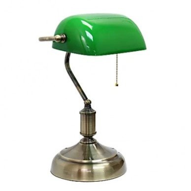 LED stalinė lempa, E27 lizdas, bronzinė LED stalinė lempa, E27 lizdas, bronzinė