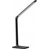 LED stalinis šviestuvas, 5W, su belaidžiu įkrovikliu, juodas, CCT šviesa