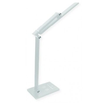 LED stalinis šviestuvas, 7W, su belaidžiu įkrovikliu, baltas, CCT šviesa
