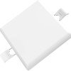 LED berėmė panelė, kvadratinė, 18W, šalta balta šviesa