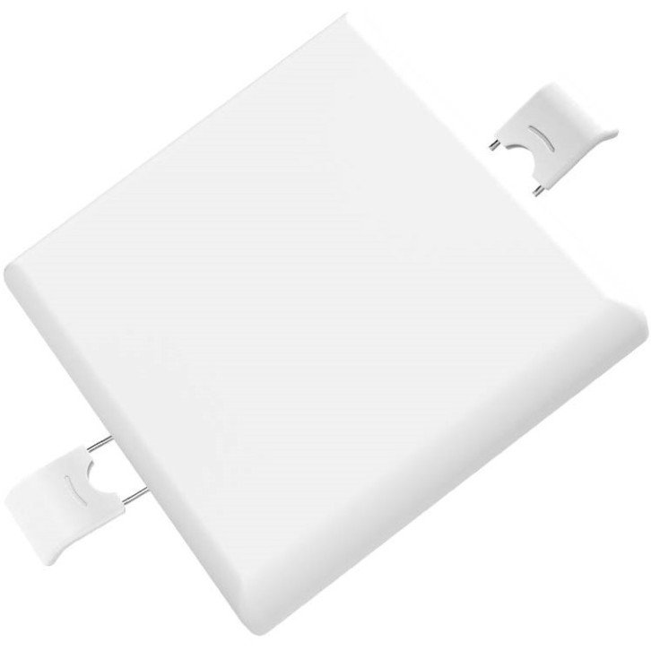 LED berėmė panelė, kvadratinė, 18W, šalta balta šviesa