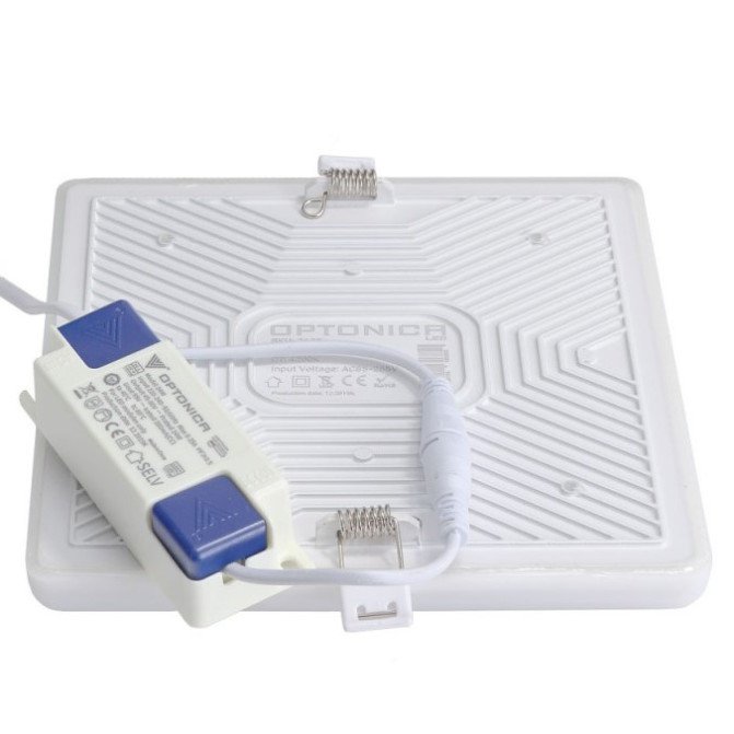 LED berėmė panelė, kvadratinė, 24W, šilta balta šviesa LED berėmė panelė, kvadratinė, 24W, šilta balta šviesa