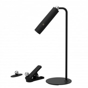 LED stalinis šviestuvas, 3W, multifunkcinis, įkraunamas, juodas, neutrali balta šviesa LED stalinis šviestuvas, 3W, multifunkcinis, įkraunamas, juodas, neutrali balta šviesa