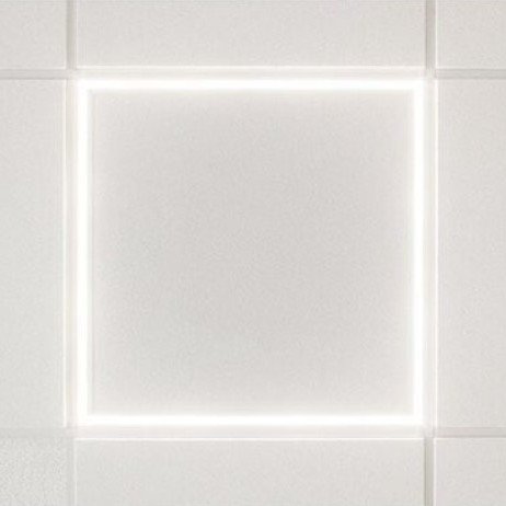 LED šviečiantis rėmelis, 60x60, 36W, IP54, šalta balta šviesa