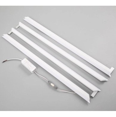 LED panelė, 60x60, 48W, surenkamas rėmelis, neutrali balta šviesa