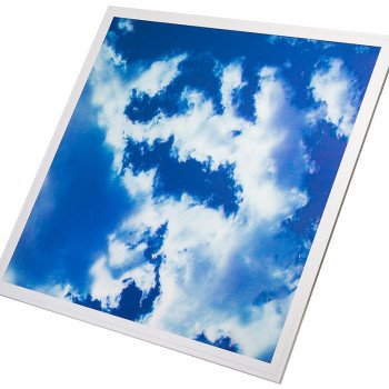 LED panelė, 60x60, 45W, 100Lm/W, debesys, šalta balta šviesa