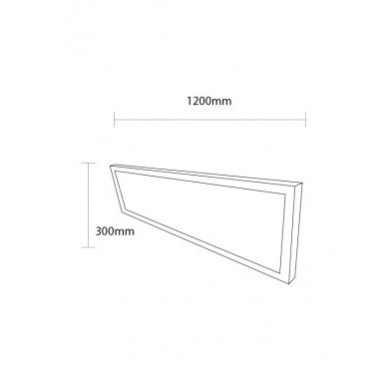 LED panelė, 120x30, 40W, neutrali balta šviesa LED panelė, 120x30, 40W, neutrali balta šviesa