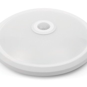 LED lubų šviestuvas, 18W, PIR jutiklis, šalta balta šviesa