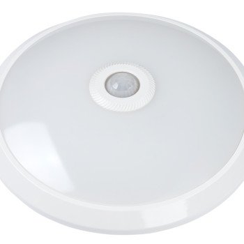 LED lubų šviestuvas, 18W, PIR jutiklis, neutrali balta šviesa