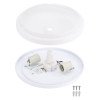 LED sieninis šviestuvas, baltas, diskas, 2 lizdai, Max 40W LED sieninis šviestuvas, baltas, diskas, 2 lizdai, Max 40W