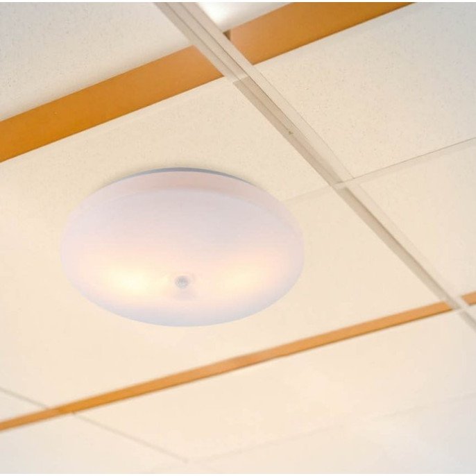 LED sieninis šviestuvas, baltas, diskas, 2 lizdai, Max 40W LED sieninis šviestuvas, baltas, diskas, 2 lizdai, Max 40W