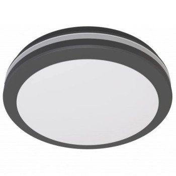 LED lubų šviestuvas, 20W, juodas, CCT šviesa