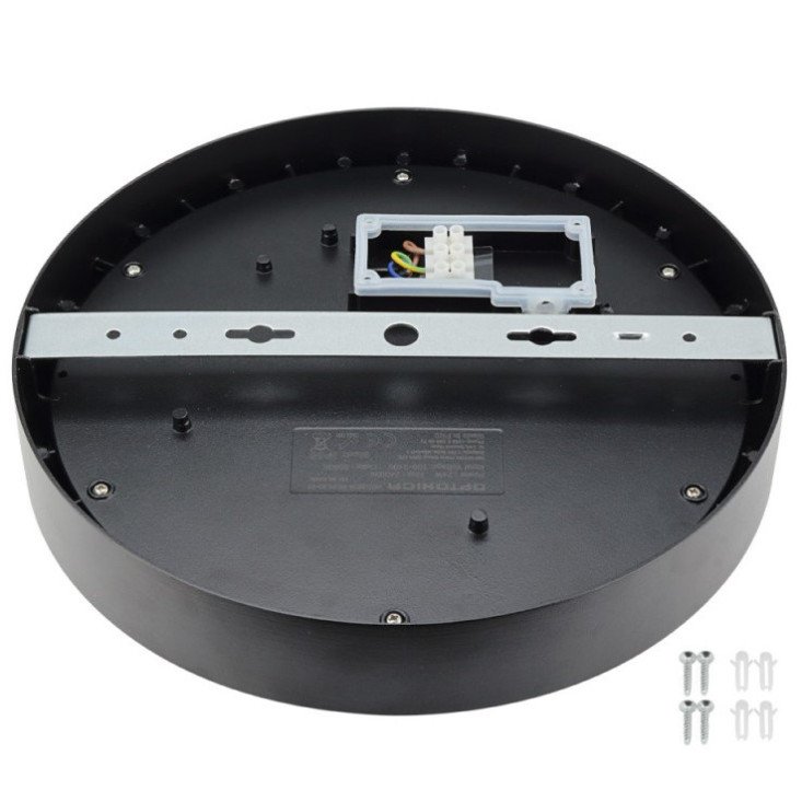 LED lubų šviestuvas, juodas, 24W, šilta balta šviesa LED lubų šviestuvas, juodas, 24W, šilta balta šviesa