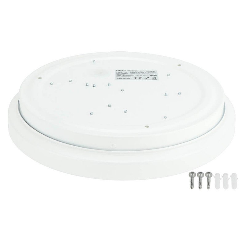 LED lubų šviestuvas, 12W, DIP-Switch, matinis gaubtas, CCT šviesa