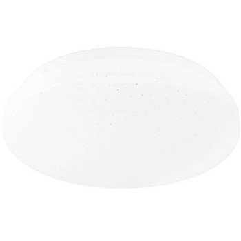 LED lubų šviestuvas, 12W, DIP-Switch, matinis gaubtas žvaigždutėmis, CCT šviesa