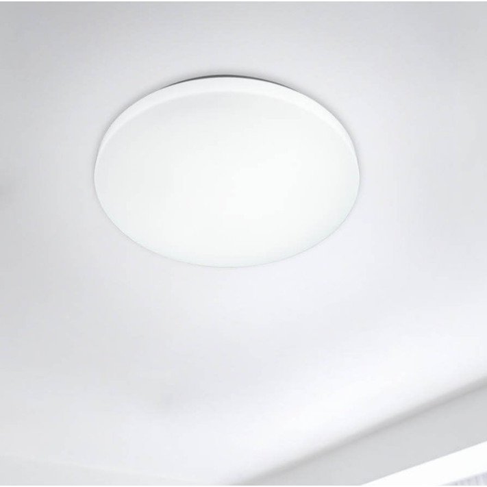 LED lubų šviestuvas, 18W, DIP-Switch, matinis gaubtas, CCT šviesa